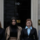 Olena Khomenko, Maria Mezentseva, Alona Shkrum, and Lesia Vasylenko, before their meeting with Prime Minister Boris Johnson in Downing Street, London, Thursday, March 17, 2022.